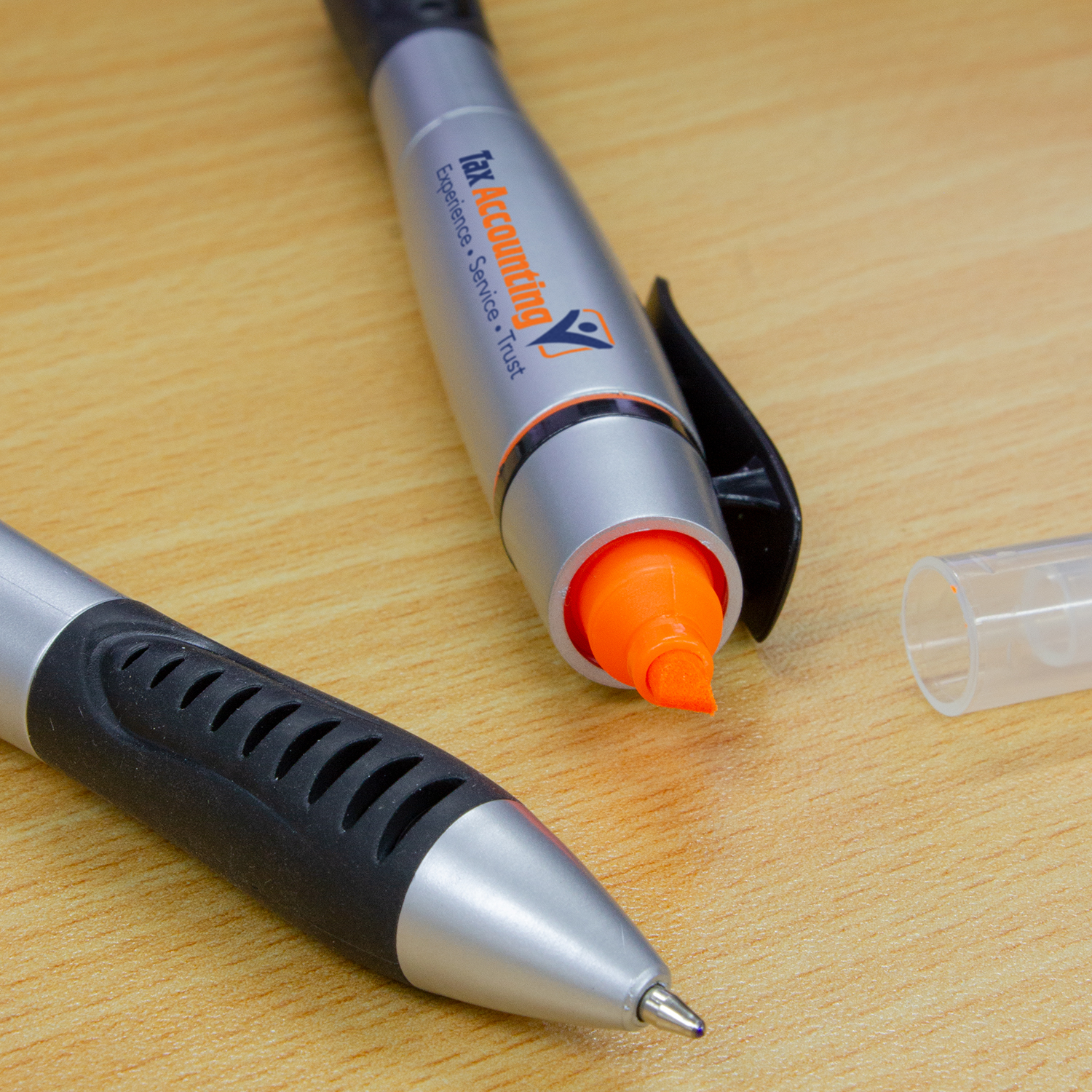 Duo Pen with Highlighter Features